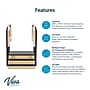 Viva Comfort Physical Therapy Non-slip Staircase with Safety Handles, 500 lbs. Capacity, Natural Wood (ADI906-01-MK)~#|#~ED5627E8-AC52-4770-A29D27172A4F0730_sc7