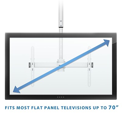 Mount-It! Full Motion Height Adjustable Ceiling TV Mount - Thumbnail 5