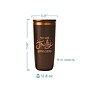 Baudville Cosmic Copper Truly Appreciated Tumbler, Brown/Copper, 16 oz. (93539)~#|#~ED5922DD-3CAC-4331-A154BDF912C2B90A_sc7