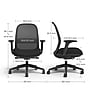 Workplace2.0™ Bedford Ergonomic Fabric/Mesh Swivel Task Chair, Black (UN60991)~#|#~ED5D2F01-CFB6-4841-8DEE0EEB97E00179_sc7