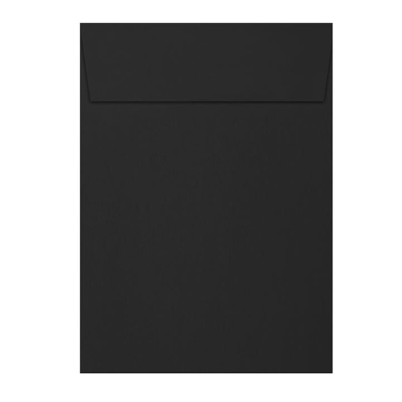 JAM Paper A7 Vertical Self Sealing Envelopes, Peel & Press, 80lb, Midnight Black, 7 1/4 x 5 1/4, 50/Pack (4880V-56-50) image 1