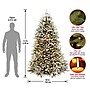 National Tree Company Snowy Dunhill Fir Artificial Christmas Trees, 7.5 ft. (DUF-300-75)~#|#~ED6395C4-60E8-454C-A45E5D76DBF7946E_sc7