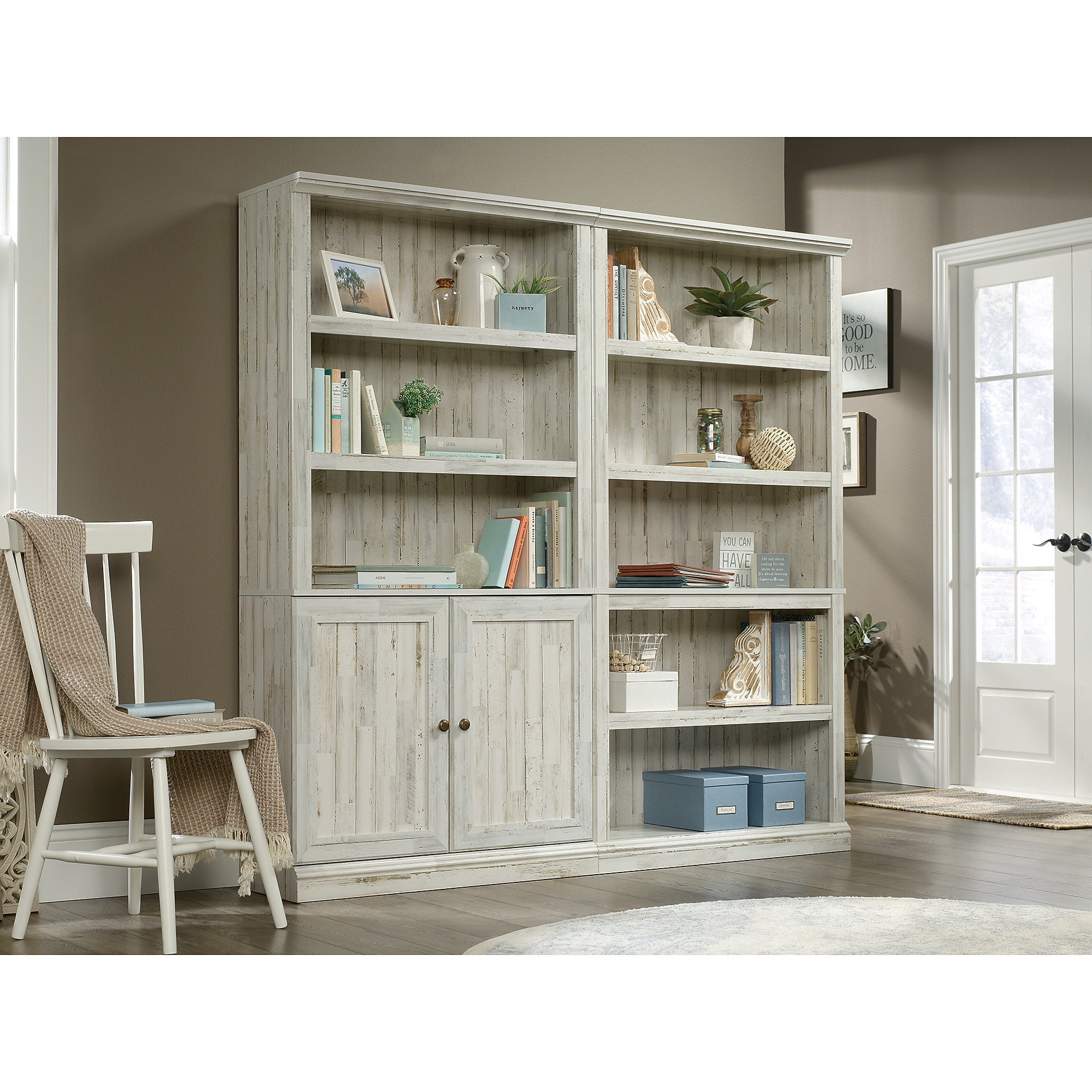 Sauder Select 70″H 5-Shelf Bookcase, White Plank (426420) Sansujyuku sansujyuku.com