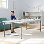 Flash Furniture Paige Rectangle Kid's Plastic Folding Table, 29"W x 60"D x 18.75"H, Granite White (RB3060FHKIDWH)~#|#~ED6F4597-EC34-4D1D-B5E9A06589D3AF63_sc7