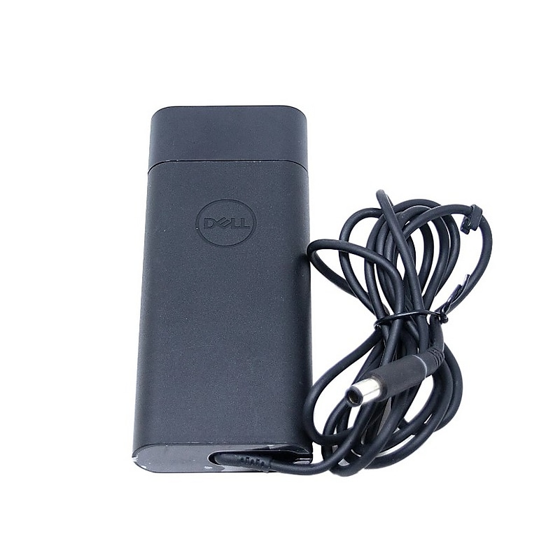 Dell 90W, AC Adapter for Dell Laptop, Black (MRNFT) image 1