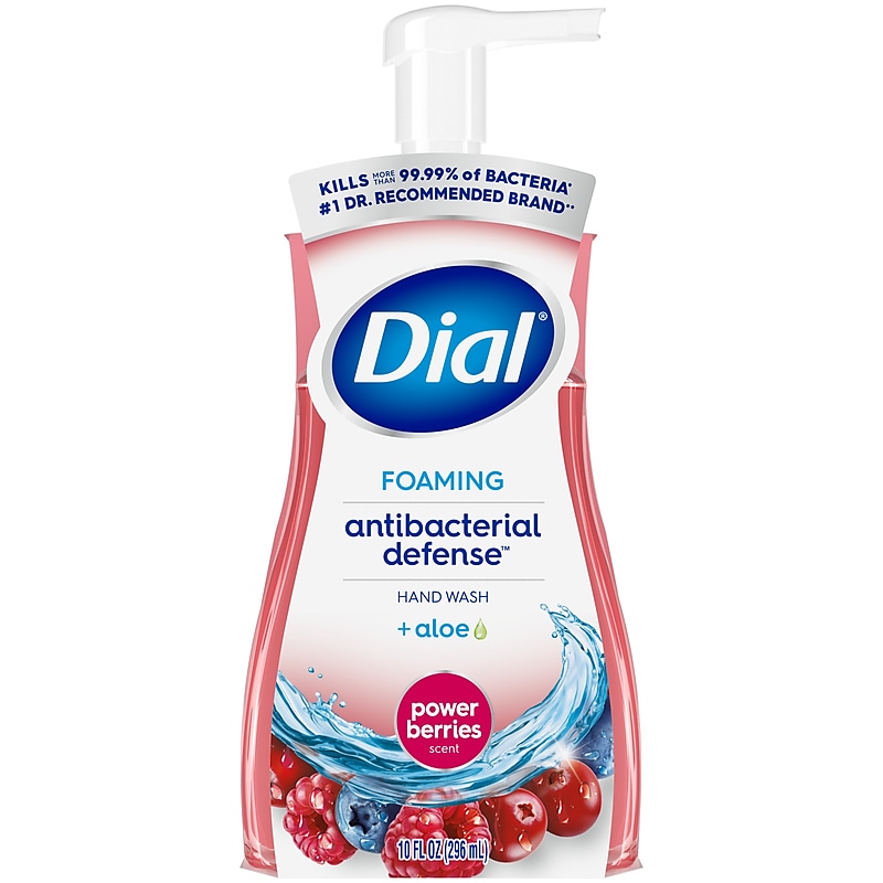 Dial Antibacterial Foaming Hand Soap, Power Berries Scent, 8/Carton (017000347271) image 1