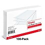 Staples 4" x 6" Index Cards, Lined, White, 100/Pack (TR51001)~#|#~ED75D485-AB40-48B6-B4CBCC0F73541F68_sc7