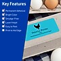 Avery Laser/Inkjet Multipurpose Labels, 2" x 4", Bright Blue, 10 Labels/Sheet, 10 Sheets/Pack (94207-BBP10)~#|#~ED8284B8-9DB1-4498-84AC6398CB45C5EA_sc7