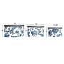 Household Essentials Nestable Hat Boxes with Lift Off Lids, Cardboard, Blue Floral, 3/Pack (HE1235)~#|#~ED84AFCE-15BA-4B1E-B4502E779F7D2EEE_sc7
