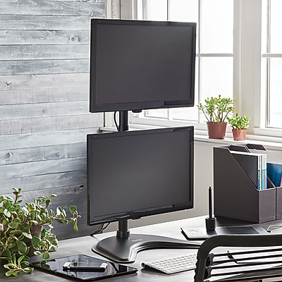 Tripp Lite Dual Vertical Flat-Screen Desk Stand/Clamp Mount, Up to 27″ (DDR1527SDC) Sansujyuku sansujyuku.com