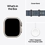 Apple Watch Ultra 3 GPS + Cellular Smartwatch, 49mm, Natural Titanium Case with Anchor Blue Ocean Band (MEWH4LW/A)~#|#~ED8846D2-4BDD-41BC-AC07931D2466D599_sc7