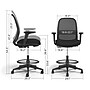 Workplace2.0™ Bedford Fabric Task Stool with Footrest and Lumbar Support, Black (UN60992)~#|#~ED892B07-5034-4EA5-91FDDB0D25FDD12C_sc7