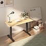 FlexiSpot E7COMMERCIAL 55''W Electric Height Adjustable Standing Desk, Bamboo/Black(E7BCOM5528-LBZB)~#|#~ED8BA1C3-AE5A-4A3A-9BA453F0E1F0195E_sc7