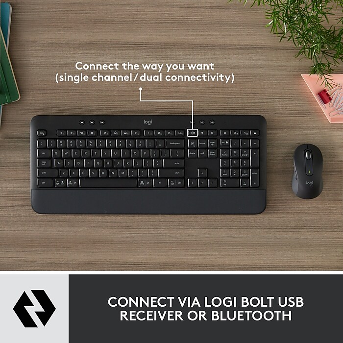 logicool MK650 Combo for Business 本体 5点 Logitech Signature MK650 Combo For Business Wireless Mouse and