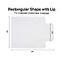 Staples Carpet Chair Mat with Lip, 36" x 48'', Low-Pile, Clear (20229-CC)~#|#~ED93F2A6-051A-47D7-A39554F5C8068BF0_sc7