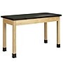 Diversified Woodcrafts Rectangular Science Table, 60" x 24", Black/Oak (P7602BK30N)~#|#~m000975447_sc7