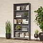 Bush Furniture Cabot Tall 66"H 5-Shelf Bookcase with Adjustable Shelves, Modern Gray (WC31366)~#|#~ED9CC2D0-294D-4776-9675179717B54D74_sc7