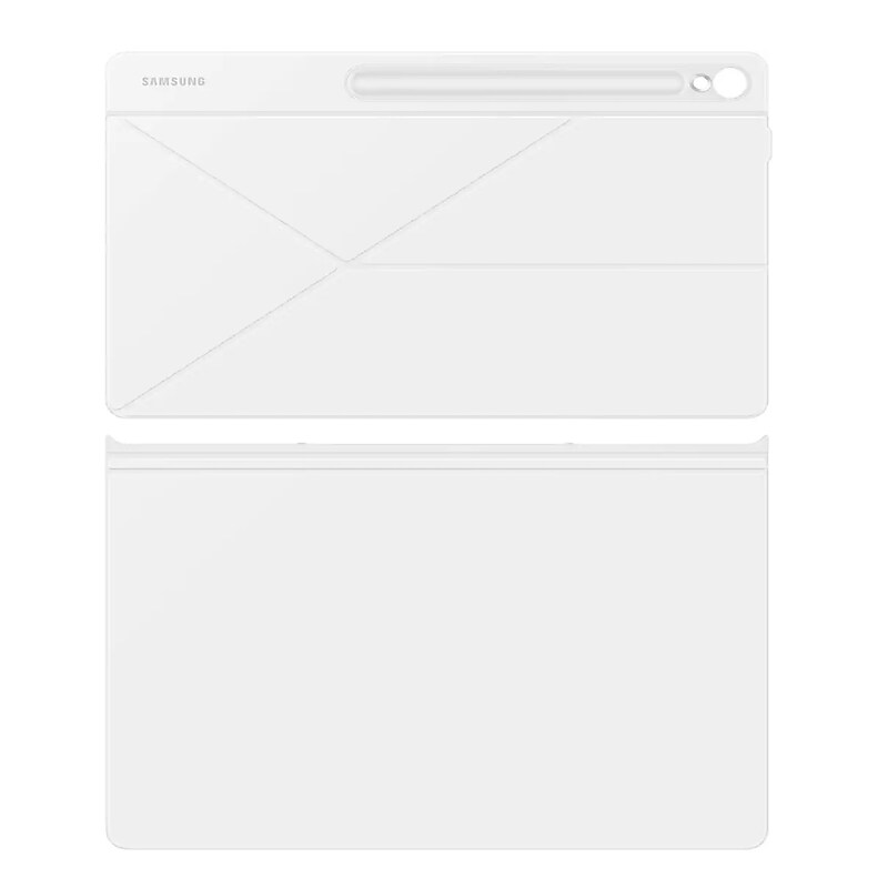 Samsung Polycarbonate 12.4" Smart Book Cover for Galaxy Tab S10 FE+, White (EF-BX620PWEGUJ) image 1