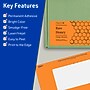 Avery Rectangle Multipurpose Labels, 2.5" x 4", Bright Orange, 60/Pack (94245)~#|#~EDA1F0AE-61A8-4C07-AEA9EE62034BADF2_sc7