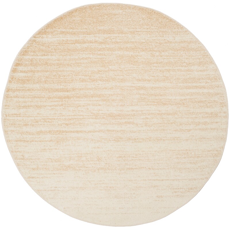 Safavieh Adirondack Collection 10' Round Area Rug, Machine Made, Champagne/Cream (ADR113W-10R) image 1