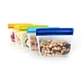 BlueAvocado (re)zip PEVA Food Bags, 5.75" x 3.75" x 2", Assorted Colors, 5/Pack~#|#~EDA4CBC9-DFC0-4155-8F22ABBD42B08228_sc7