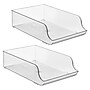 iDESIGN Stackable Plastic Bottle Holders, Clear, 2/Set (72730M2) ~#|#~EDA5C317-9A96-44CA-BFB8294E959B933A_sc7