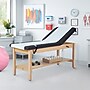 Aristo Wood Physician Exam Table with Shelf , Adjustable Backrest, Paper Cutter, and Holder, 500lbs. Capacity, Black ~#|#~EDA6B3DA-D1FC-44EA-819FC0274D2BBE8A_sc7