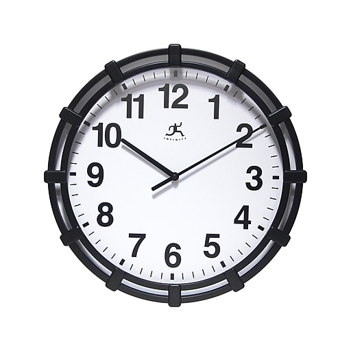 Infinity Instruments Skipper Wall Clock, Plastic/Glass, 16