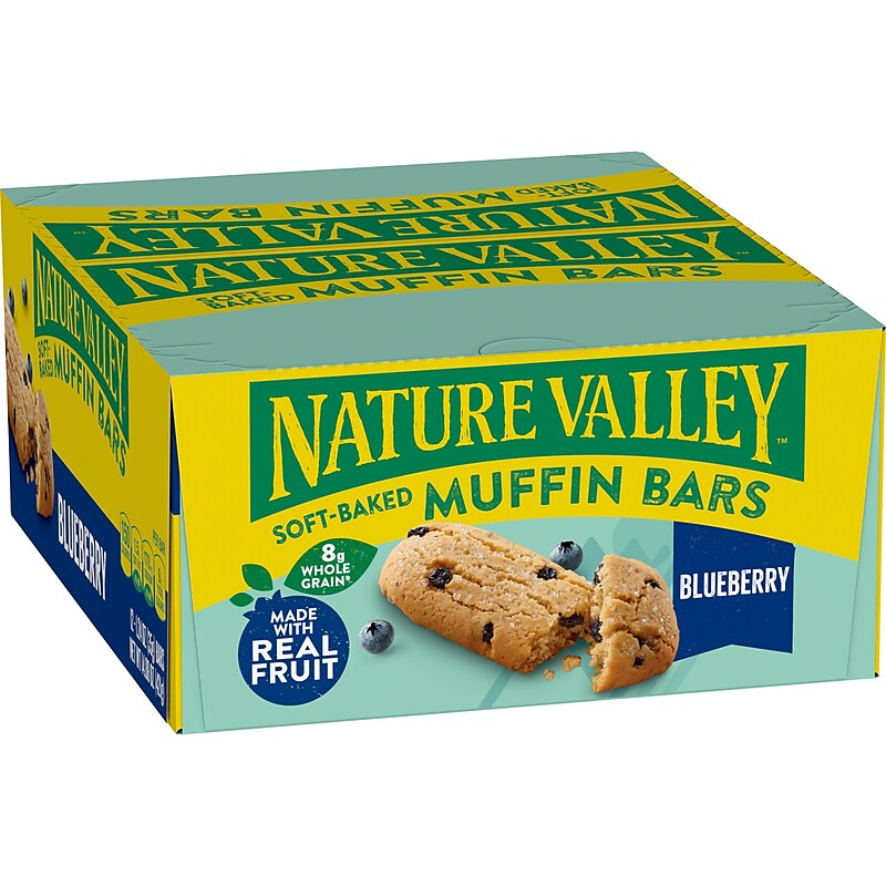 Nature Valley Blueberry Soft-Baked Muffin Bar, 1.24 oz., Dozen (20668000) image 1