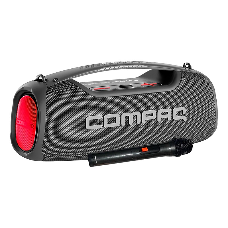 Compaq 100W Bluetooth Speaker with Microphone, Grey (CMQ100W) image 1