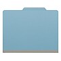 Medical Arts Press Pressboard Classification Folder, 1 Divider, 2" Expansion, Letter Size, Blue, 10/Box (DV-T42-14-3BLU)~#|#~EDAE9B59-8513-40BE-9B7F93BD036C9768_sc7