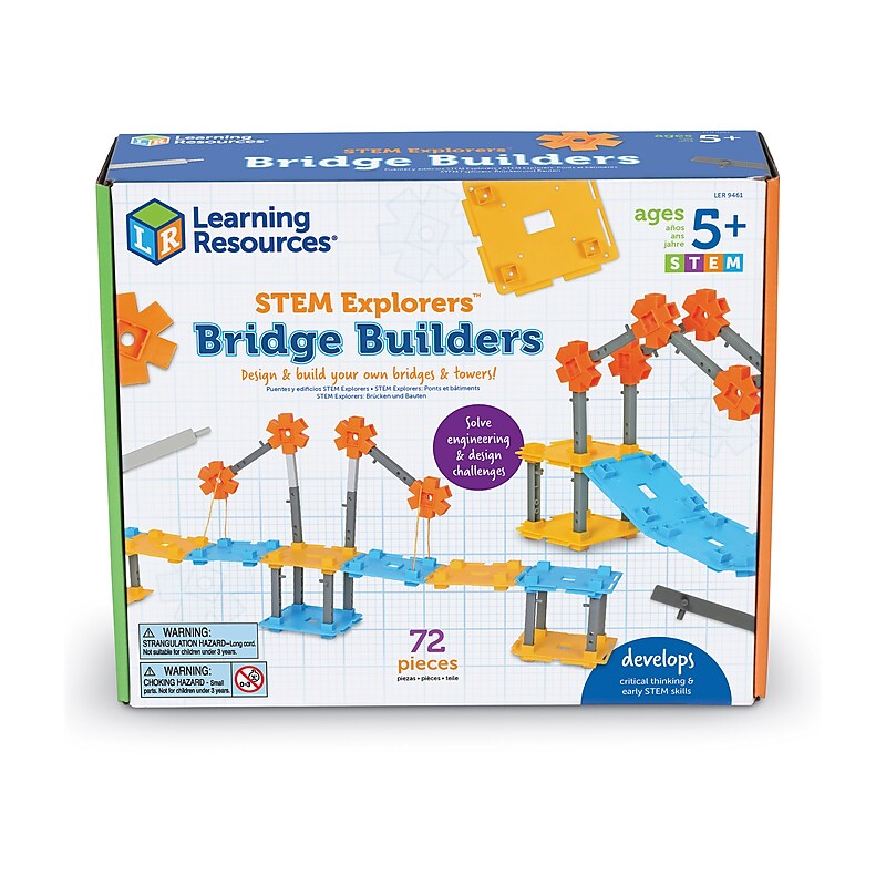 Learning Resources STEM Explorers Bridge Builders Set (LER9461) image 1