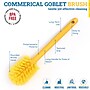 BISON LIFE 4" Polyester Goblet Cleaning Brush, Yellow, 6/Pack (BPKH-CB11-Y-6)~#|#~EDB3EE7C-6F42-4A2D-8BE7C7FF76C29EF5_sc7