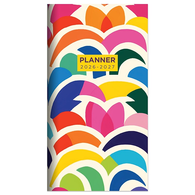 2026-2027 TF Publishing Color Burst 3.5" x 6.5" Monthly, Paperboard Cover, Multicolored (26-7012) image 1