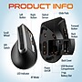Delton S20 Wireless Ergonomic Optical Mouse, Black (DMS20-WB)~#|#~EDB449AB-D339-4584-BBB2CC74C37AF6D6_sc7