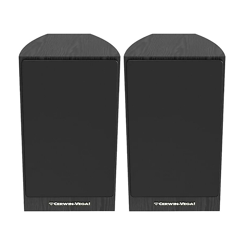Cerwin-Vega LA LA165B 150W Indoor Shelf Speakers, Black image 1