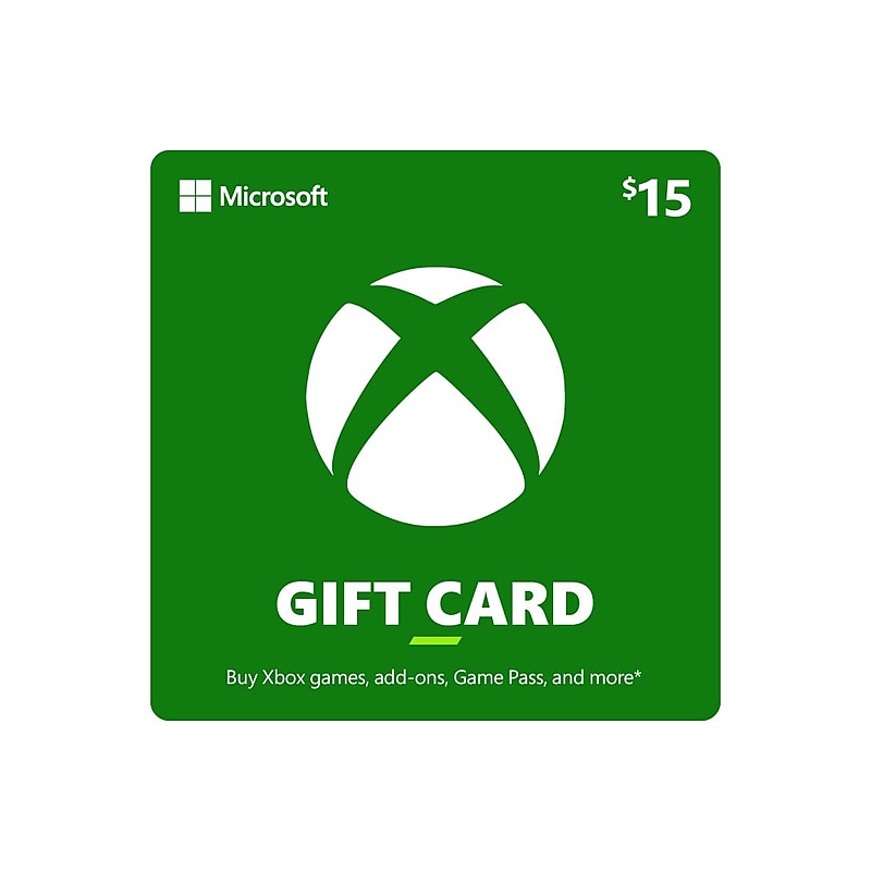 Microsoft Xbox Cash eGift Card $15 image 1
