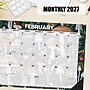 2027 Willow Creek Woodland Mushroom 17" x 12" Monthly Desk Pad Calendar, Assorted Colors (66546)~#|#~EDB75B49-2415-4BE2-96B10B7D52455C92_sc7
