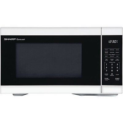 Sharp 1.1 Cu. Ft. Countertop Microwave, White (ZSMC1161KW) Simolary simolary.com