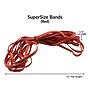 Alliance SuperSize Oversized Rubber Bands, 12" x 1/4", Red, 18/Pack (08994)~#|#~EDC2C591-BDC8-43CD-BF5E699319F5547C_sc7