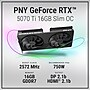 PNY GeForce RTX 5070 NVIDIA PCI EXPRESS 5.0 16GB GDDR7 Gaming Graphics Card, 2295Mhz Core, 28Gbps, Black (VCG5070T16DFSXPB1-O)~#|#~EDC4E6A1-3932-4999-93336777E5381D82_sc7