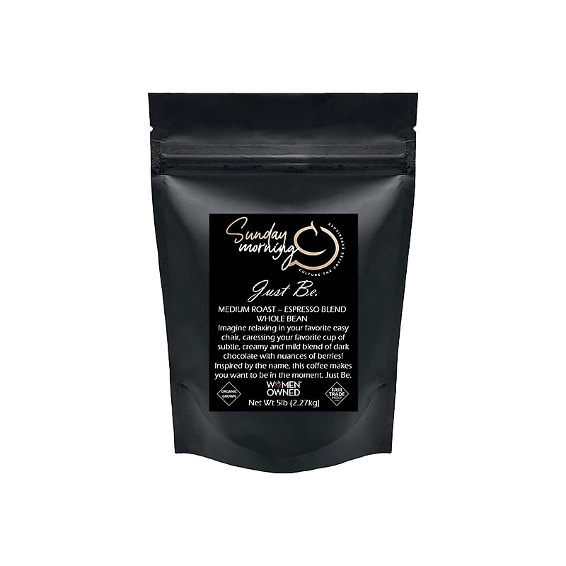 Sunday Morning Coffee Just Be. Caffeinated Coffee Packet, Medium Roast, 80 oz., Each (SK-LYWJ-OX88-J5) image 1