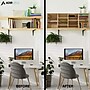 AdirOffice 500 Series 24-Compartment Literature Organizer, 39.3" x 11.8", Medium Oak (500-24-MEO)~#|#~EDCE7F24-66B7-4D73-8989EEF0D2BE872D_sc7