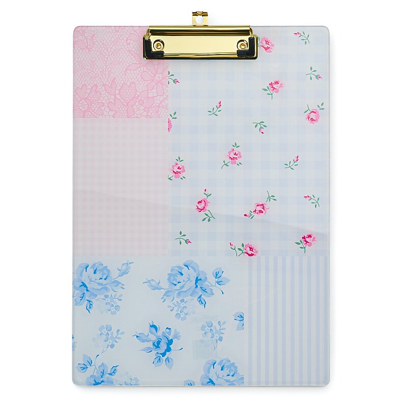 Eccolo Soft Romance Plastic Clipboard, Letter Size, Multicolored (ST924A) image 1
