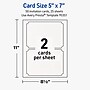 Avery Scalloped Edge Invitation Cards , 5" x 7", Matte White, 50/Pack (19479399800)~#|#~EDDB88CC-4EE7-47EA-8FFD5D89ACE7EF53_sc7