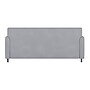 Flash Furniture Hercules Diplomat LeatherSoft Sofa, Gray/Chrome Legs (BT8273GYCHR)~#|#~EDDE21CF-9F4D-47BF-8EAAD83E70A65D0B_sc7