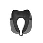 Brookstone Flex Curve Polyester Travel Pillow, Black/Gray (BCPP0002)~#|#~EDE1AF82-B8E3-4C91-8BA5085B65E95A9D_sc7