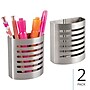 iDESIGN Metal Pen Holder, Clear, 2 Piece (29097M2)~#|#~EDEB17DE-DF17-4744-AAEE1AC6AB3704E1_sc7
