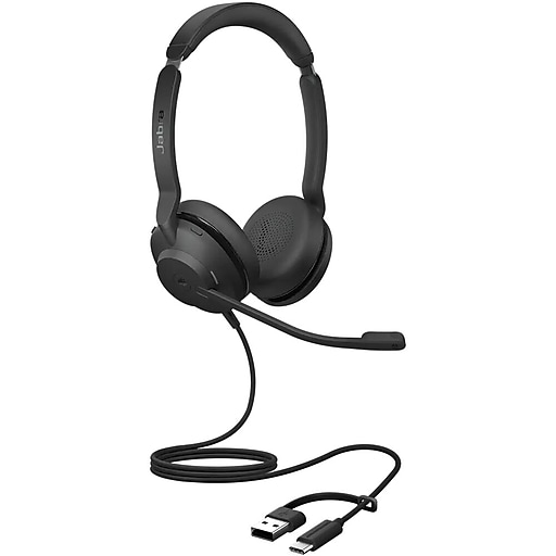 Jabra Evolve2 30 SE USB-C/USB-A Noise Canceling Stereo Headset, MS