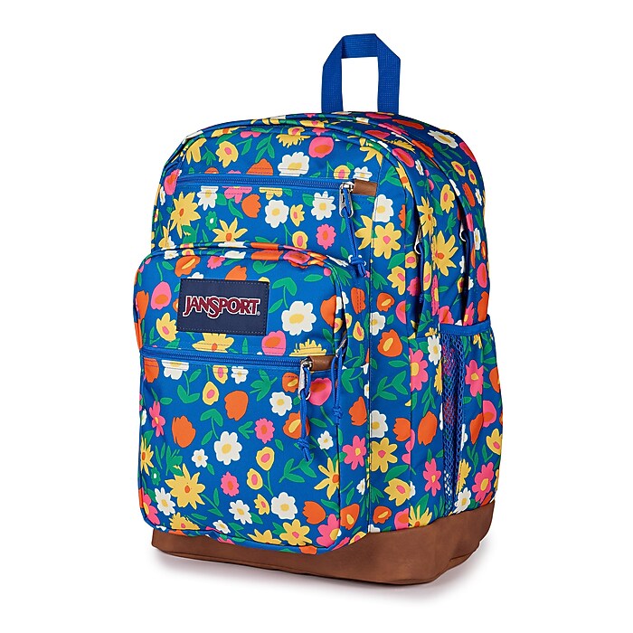 JanSport Cool Student Flower Market Laptop Backpack, Large
